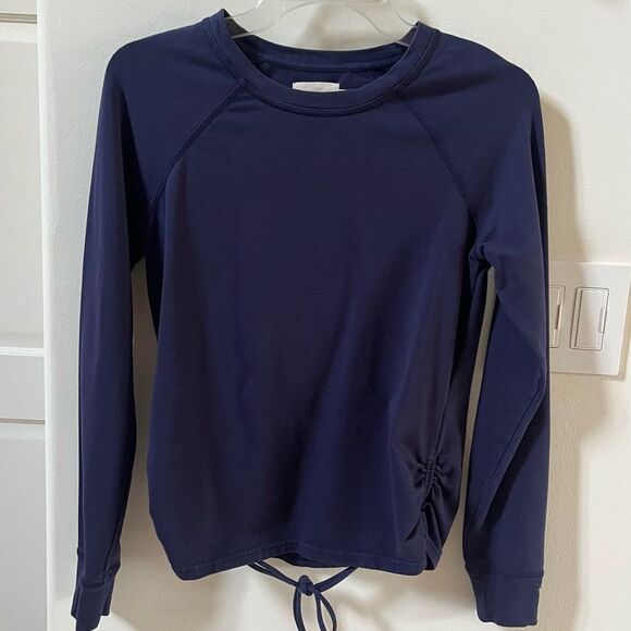 PACT Cinch Side Pullover in Blue XS NWOT - Picture 5 of 12